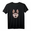 Husky Hunde Polygon Geschenk T-Shirt – Cooles Design für Hundeliebhaber & Haustierbesitzer