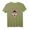 Husky Hunde Polygon Geschenk T-Shirt – Cooles Design für Hundeliebhaber & Haustierbesitzer