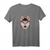 Husky Hunde Polygon Geschenk T-Shirt – Cooles Design für Hundeliebhaber & Haustierbesitzer