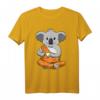 Koala Koalabär Meditation Buddhist Yoga Haltung T-Shirt – Perfektes Geschenk für Koala-Liebhaber, Yogis und Buddhismus-Interessierte zu Geburtstag & Weihnachten