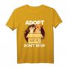 Gerettet Adopt Don't Shop Niedliche Hunde Geschenk Haustier T-Shirt - Klassisch geschnitten