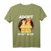 Gerettet Adopt Don't Shop Niedliche Hunde Geschenk Haustier T-Shirt - Klassisch geschnitten