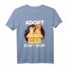 Gerettet Adopt Don't Shop Niedliche Hunde Geschenk Haustier T-Shirt - Klassisch geschnitten