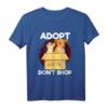 Gerettet Adopt Don't Shop Niedliche Hunde Geschenk Haustier T-Shirt - Klassisch geschnitten