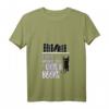 Damen Katzen, Kaffee und Bücher Ironisches Haustier T-Shirt mit V-Ausschnitt – Perfektes Geschenk für Katzenliebhaber, Bücherwürmer und Kaffeegenießer