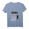 Damen Katzen, Kaffee und Bücher Ironisches Haustier T-Shirt mit V-Ausschnitt – Perfektes Geschenk für Katzenliebhaber, Bücherwürmer und Kaffeegenießer