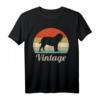 Mastino Napolitano Italienische Dogge Vintage Retro Hunde T-Shirt - Klassisch geschnitten, doppelt genähter Saum