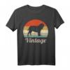 Mastino Napolitano Italienische Dogge Vintage Retro Hunde T-Shirt - Klassisch geschnitten, doppelt genähter Saum