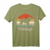 Mastino Napolitano Italienische Dogge Vintage Retro Hunde T-Shirt - Klassisch geschnitten, doppelt genähter Saum