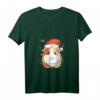 Damen Meerschweinchen Weihnachten Haustier T-Shirt mit V-Ausschnitt – Niedliches Tierdesign, Geschenkidee für Tierliebhaberinnen zum Fest, Geburtstag oder Muttertag