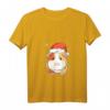Damen Meerschweinchen Weihnachten Haustier T-Shirt mit V-Ausschnitt – Niedliches Tierdesign, Geschenkidee für Tierliebhaberinnen zum Fest, Geburtstag oder Muttertag