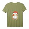 Damen Meerschweinchen Weihnachten Haustier T-Shirt mit V-Ausschnitt – Niedliches Tierdesign, Geschenkidee für Tierliebhaberinnen zum Fest, Geburtstag oder Muttertag