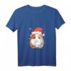 Damen Meerschweinchen Weihnachten Haustier T-Shirt mit V-Ausschnitt – Niedliches Tierdesign, Geschenkidee für Tierliebhaberinnen zum Fest, Geburtstag oder Muttertag
