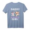 Papa des Geburtstagskindes Tupft Einhorn Haustier Hund Bday T-Shirt – Lustiges Geschenk für Vater, Hundeliebhaber & Geburtstagsfeier