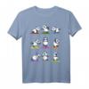 Panda Yoga T-Shirt Lustige Pandas in Yoga Posen - Sport Shirt für Yoga-Liebhaber, Geburtstags- & Weihnachtsgeschenk