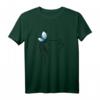 Damen T-Shirt mit Katze und Schmetterling - Süßes Insekten- und Haustier-Motiv für Tierliebhaberinnen