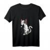 Damen Katzen Kätzchen Katzenliebhaber Mädchen Kinder T-Shirt mit V-Ausschnitt – Süßes Geschenk für Katzenfans zum Geburtstag, Weihnachten & Ostern