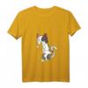 Damen Katzen Kätzchen Katzenliebhaber Mädchen Kinder T-Shirt mit V-Ausschnitt – Süßes Geschenk für Katzenfans zum Geburtstag, Weihnachten & Ostern