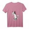 Damen Katzen Kätzchen Katzenliebhaber Mädchen Kinder T-Shirt mit V-Ausschnitt – Süßes Geschenk für Katzenfans zum Geburtstag, Weihnachten & Ostern