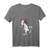 Damen Katzen Kätzchen Katzenliebhaber Mädchen Kinder T-Shirt mit V-Ausschnitt – Süßes Geschenk für Katzenfans zum Geburtstag, Weihnachten & Ostern