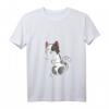 Damen Katzen Kätzchen Katzenliebhaber Mädchen Kinder T-Shirt mit V-Ausschnitt – Süßes Geschenk für Katzenfans zum Geburtstag, Weihnachten & Ostern