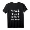 Süßer Yoga Hund T-Shirt für Hundebesitzer - Perfektes Geschenk für Meditation, Yoga und Tierliebhaber zu Geburtstag, Weihnachten & Co.