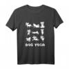 Süßer Yoga Hund T-Shirt für Hundebesitzer - Perfektes Geschenk für Meditation, Yoga und Tierliebhaber zu Geburtstag, Weihnachten & Co.