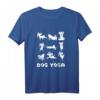 Süßer Yoga Hund T-Shirt für Hundebesitzer - Perfektes Geschenk für Meditation, Yoga und Tierliebhaber zu Geburtstag, Weihnachten & Co.