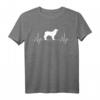 Hovawart Herzschlag EKG Hunde T-Shirt - Klassisches Hundemotiv für Hunde- und Tierliebhaber