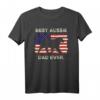 Best Dad Ever Australian Shepherd Hund Haustier Besitzer T-Shirt - Patriotisches Geschenk für Hundeliebhaber