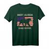Best Dad Ever Australian Shepherd Hund Haustier Besitzer T-Shirt - Patriotisches Geschenk für Hundeliebhaber