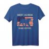Best Dad Ever Australian Shepherd Hund Haustier Besitzer T-Shirt - Patriotisches Geschenk für Hundeliebhaber