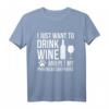 Drink Wine Pet Pyrenean Shepherd Dog Owner Dog Lover Dog Mom T-Shirt – Perfektes Geschenk für Hundeliebhaber und Weinfreunde zu Geburtstagen, Weihnachten & mehr