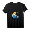 Lustiges Meerschweinchen Surf T-Shirt mit V-Ausschnitt - Perfekt für Haustierliebhaber & Meerschweinchen-Fans