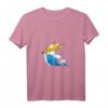 Lustiges Meerschweinchen Surf T-Shirt mit V-Ausschnitt - Perfekt für Haustierliebhaber & Meerschweinchen-Fans