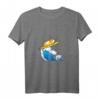Lustiges Meerschweinchen Surf T-Shirt mit V-Ausschnitt - Perfekt für Haustierliebhaber & Meerschweinchen-Fans