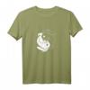 Damen Yin Yang Zeichen Hase Kaninchen Haustier Geschenk T-Shirt – Spirituelles Symbol für Tierliebhaber, Yoga & Esoterik-Fans