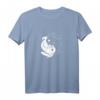 Damen Yin Yang Zeichen Hase Kaninchen Haustier Geschenk T-Shirt – Spirituelles Symbol für Tierliebhaber, Yoga & Esoterik-Fans