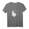 Damen Yin Yang Zeichen Hase Kaninchen Haustier Geschenk T-Shirt – Spirituelles Symbol für Tierliebhaber, Yoga & Esoterik-Fans