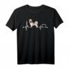 Shih Tzu Herzschlag T-Shirt für Hundeliebhaber – Lustiges Haustiergeschenk für Frau, Mann, Familie & Freunde zu Vatertag, Muttertag, Weihnachten & Geburtstag