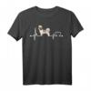 Shih Tzu Herzschlag T-Shirt für Hundeliebhaber – Lustiges Haustiergeschenk für Frau, Mann, Familie & Freunde zu Vatertag, Muttertag, Weihnachten & Geburtstag