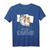 Offizielles Schlafshirt Katze Kater T-Shirt – Bequemes Katzen-Outfit zum Schlafen, ideal als Geschenk für Katzenliebhaber, Familienmitglieder & Freunde