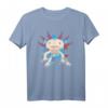 Axolotl T-Shirt für Tierliebhaber & Aquaristik-Fans – Buntes Axolotl Design, perfektes Geschenk für Freunde & Kinder