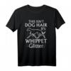 Whippet T-Shirt 'This Isn 't Dog Hair IT 'S Whippet Glitter Tee' – Lustiges Geschenk für Hundeliebhaber, Damen und Herren