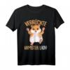 Verrückte Hamster Lady Damen & Mädchen T-Shirt - Süßes Geschenk für Hamsterliebhaber, Fans & Kinder zum Geburtstag, Weihnachten & Ostern