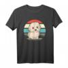 Malteser HapFrog T-Shirt mit Retro Sonnenuntergang - Hundedesign für Hundeliebhaber und Geburtstagsfans