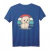 Malteser HapFrog T-Shirt mit Retro Sonnenuntergang - Hundedesign für Hundeliebhaber und Geburtstagsfans