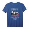 Zuhause ist wo mein Stinktier stinkt Langschläfer Haustier T-Shirt - Lustiges Geschenk für Schlafmützen & Tierliebhaber