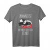 Zuhause ist wo mein Stinktier stinkt Langschläfer Haustier T-Shirt - Lustiges Geschenk für Schlafmützen & Tierliebhaber