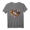 Ich Liebe Kätzchen - Herz aus Stubentiger Katzen T-Shirt - Perfektes Geschenk für Tierliebhaber, Damen, Herren & Kinder
